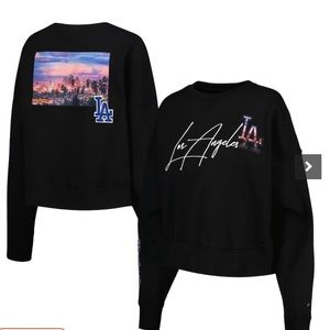 Los Angeles Dodgers Women's Pullover Sweatshirt - Black in XL NWT